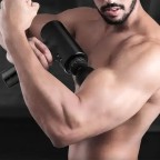 Handheld deep muscle therapy massage gun