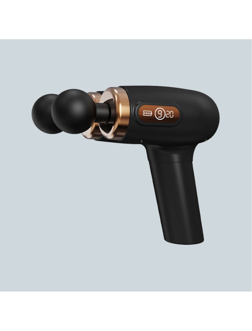 Double-headed deep tissue massage gun
