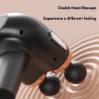 Double-headed handheld deep fascia massage gun