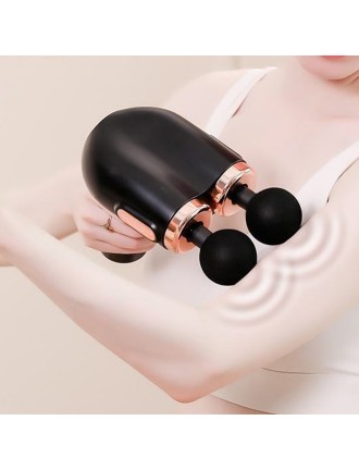 Double-headed deep tissue massage gun