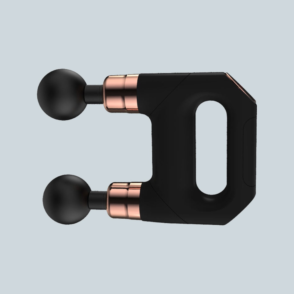 Double-headed deep fascia massage gun