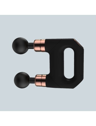 Low noise double-head massage gun