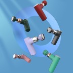 Hot and cold deep fascia electric massage gun