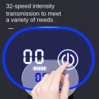 Thermosensitive deep muscle relaxation massage gun