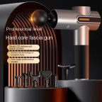 Silent touch-sensitive deep muscle massage gun