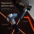 Silent touch-sensitive deep muscle massage gun