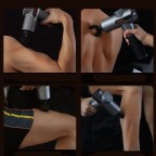 Silent touch-sensitive deep muscle massage gun
