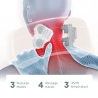 Electric U-shaped travel pillow automatic inflatable pillow