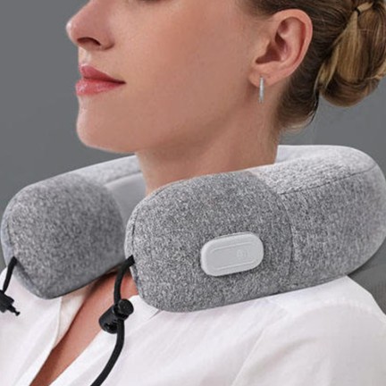 Portable Wireless Heated Neck and Shoulder Massage Pillow