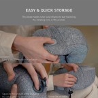 Portable Wireless Heated Neck and Shoulder Massage Pillow