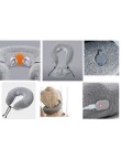 Portable Wireless Heated Neck and Shoulder Massage Pillow