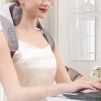 Smart Portable Shiatsu Neck Shoulder and Back Massage Pillow