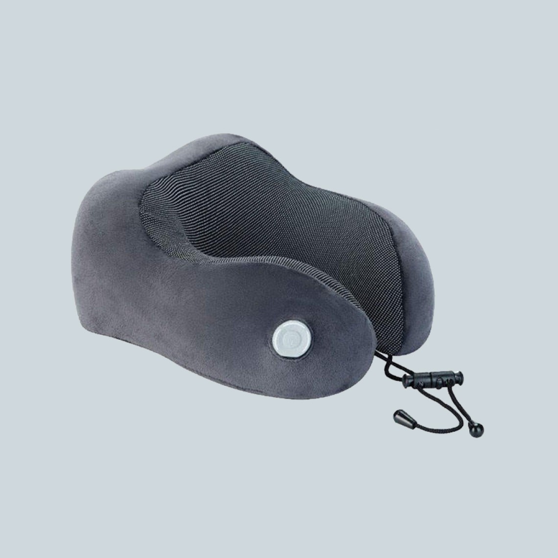 Portable electric heating memory neck pillow