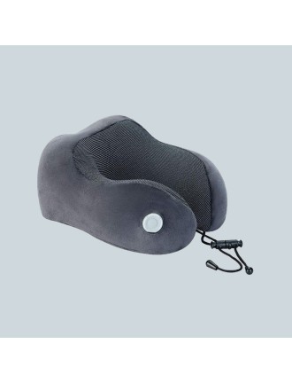 Portable electric heating memory neck pillow
