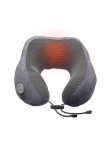 Portable electric heating memory neck pillow