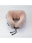 Relaxing massage pillow with heated neck