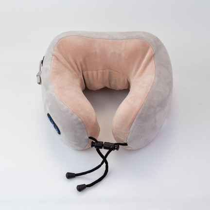 Relaxing massage pillow with heated neck