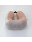 Relaxing massage pillow with heated neck