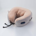 Relaxing massage pillow with heated neck