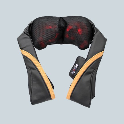 Deluxe Heated Neck and Shoulder Roller Shiatsu Massage Belt