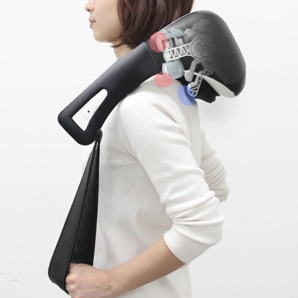 Fashionable Wireless Neck and Shoulder Acupressure Massage Belt