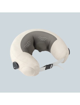 Smart charging electric inflatable U neck pillow