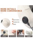 Smart charging electric inflatable U neck pillow