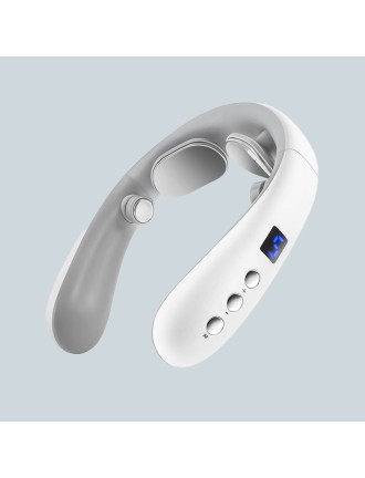 Intelligent precision-controlled wireless pulse neck massager