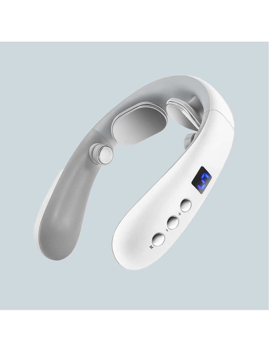 Intelligent precision-controlled wireless pulse neck massager
