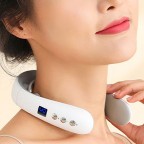 Intelligent precision-controlled wireless pulse neck massager
