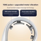 Intelligent precision-controlled wireless pulse neck massager