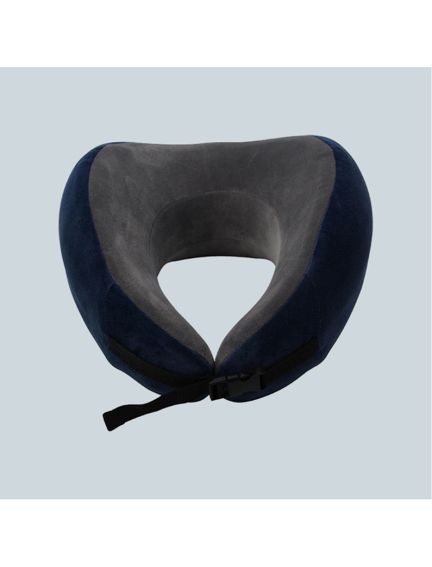 Polyester Portable Travel Memory Neck Pillow