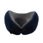 Polyester Portable Travel Memory Neck Pillow