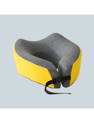 Knitted Memory Foam Neck Travel Pillow for Rest