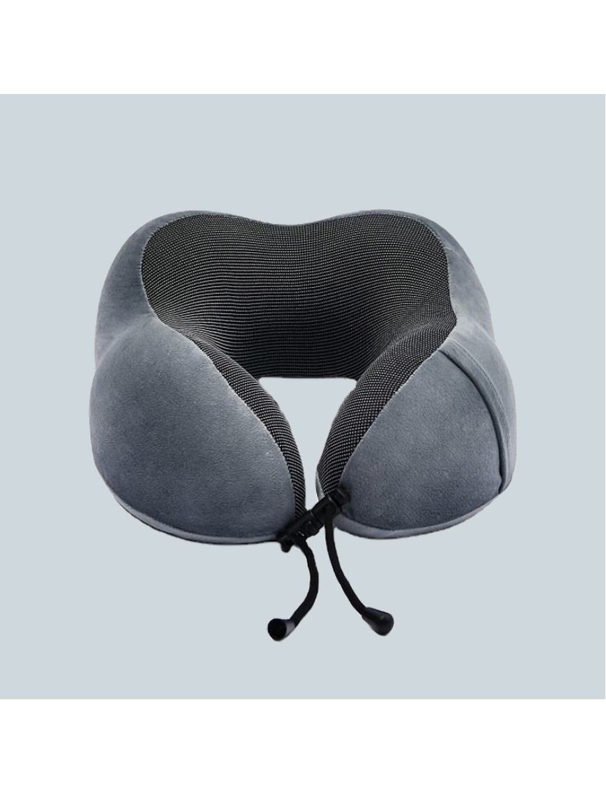 Knitted Memory Foam Neck for Airplane Sleep and Rest