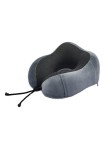 Knitted Memory Foam Neck for Airplane Sleep and Rest
