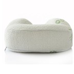 Bamboo Fiber Fabric U-Shaped Travel Neck Support Pillow