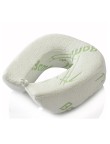 Bamboo Fiber Fabric U-Shaped Travel Neck Support Pillow