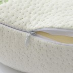 Bamboo Fiber Fabric U-Shaped Travel Neck Support Pillow