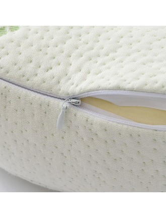 Bamboo Fiber Fabric U-Shaped Travel Neck Support Pillow