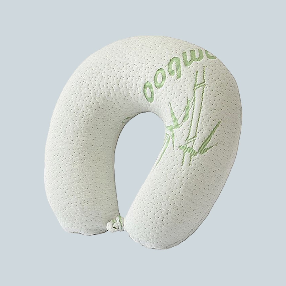 Soft and stylish bamboo fiber fabric travel neck pillow