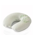 Soft and stylish bamboo fiber fabric travel neck pillow