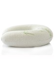 Soft and stylish bamboo fiber fabric travel neck pillow