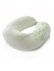 U-Shaped Bamboo Fabric Memory Foam Travel Neck