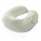 U-Shaped Bamboo Fabric Memory Foam Travel Neck