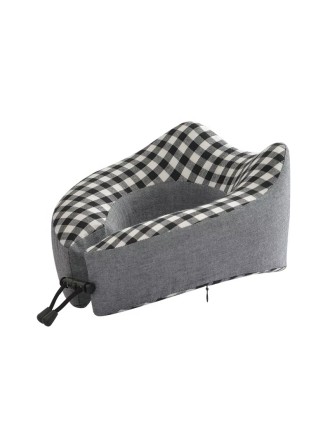 Washed Cotton U-Shaped Memory Foam Neck Pillow