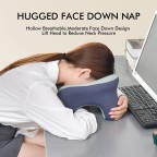 Soft slow rebound memory foam neck pillow
