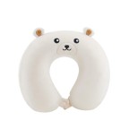 Cute embroidered memory foam neck pillow