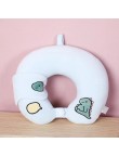 Cute design soft cartoon U-shaped neck pillow for sleeping
