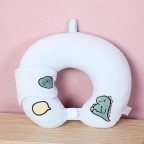 Cute design soft cartoon U-shaped neck pillow for sleeping
